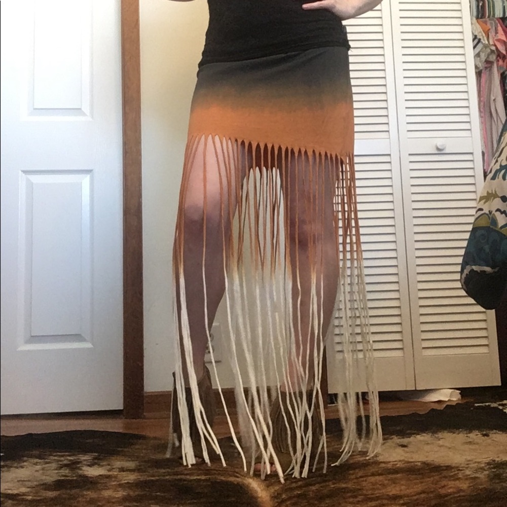 Element Fringe Skirt
